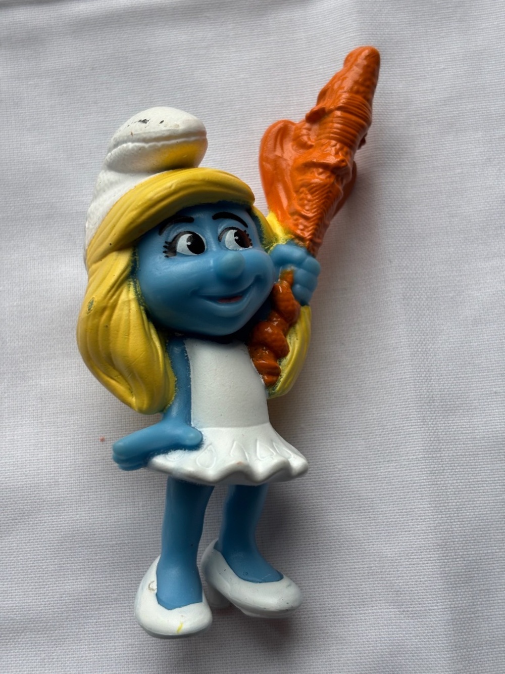 Vintage 2013 McDonald's Happy Meal Toy - The Smurfs 2: Smurfette with Magic Wand
